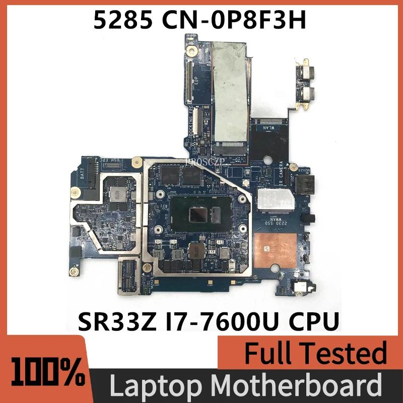CN-0P8F3H 0P8F3H P8F3H     DELL 5285 Ʈ   SR33Z I7-7600U CPU 100% ü ۵